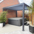 Outdoor Arches Bioclimatic Opening Louvred roof gazebo